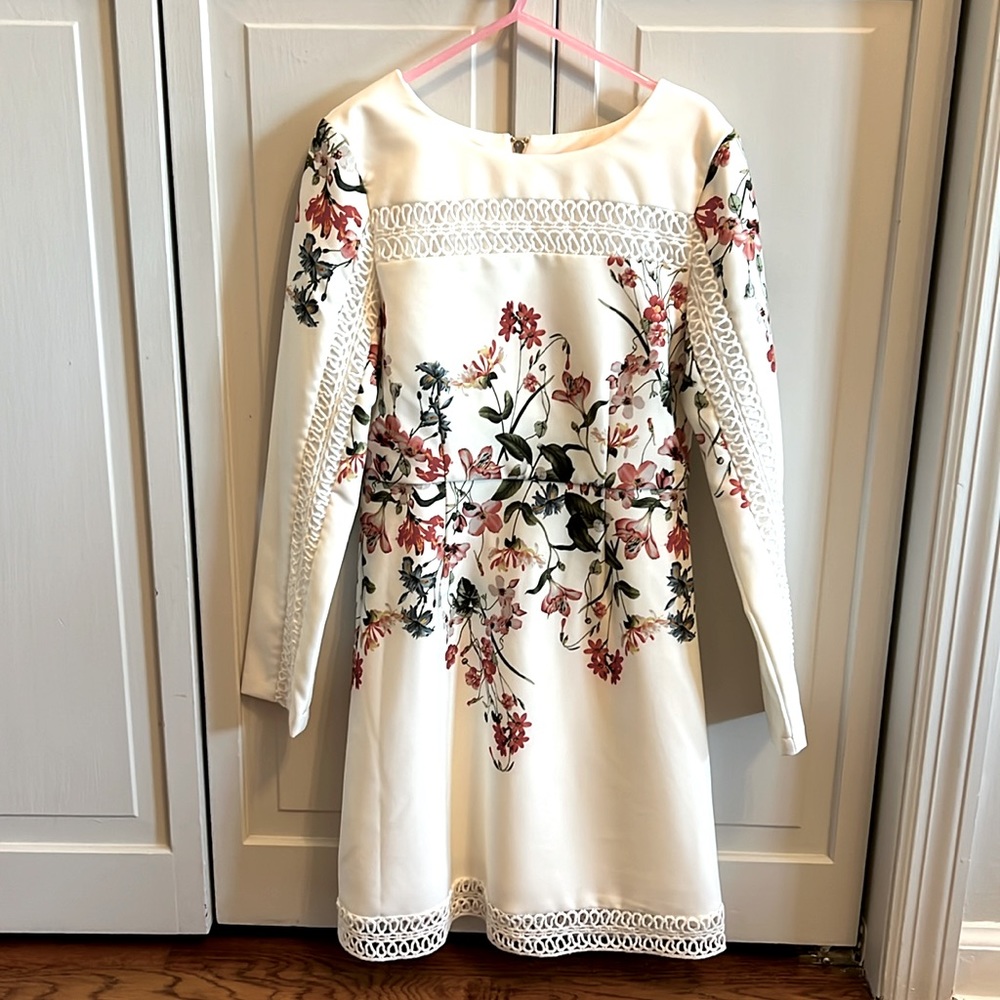 Girls Floral Long Sleeved Dress GB Girls